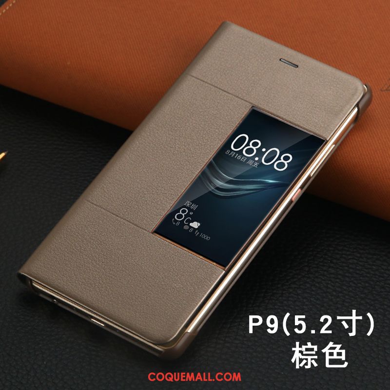 Étui Huawei P9 Légère Téléphone Portable Étui En Cuir, Coque Huawei P9 Dragon Incassable