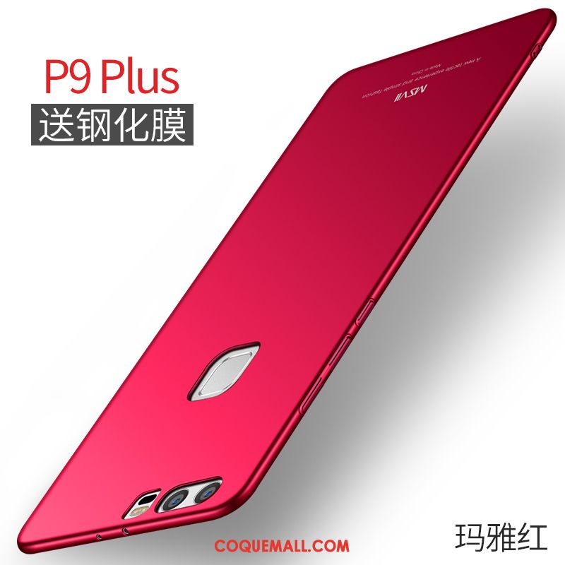 Étui Huawei P9 Plus Délavé En Daim Bleu Téléphone Portable, Coque Huawei P9 Plus Pu Anneau