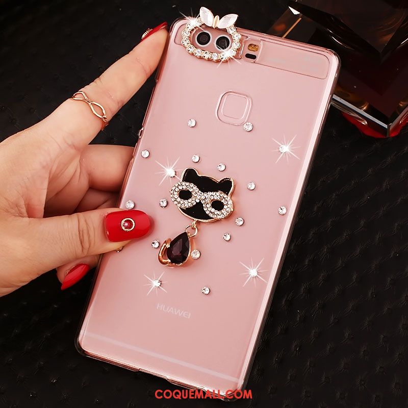 Étui Huawei P9 Plus Haute Incassable Téléphone Portable, Coque Huawei P9 Plus Protection Strass