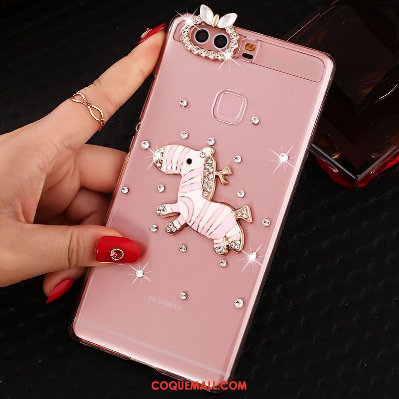 Étui Huawei P9 Plus Haute Incassable Téléphone Portable, Coque Huawei P9 Plus Protection Strass