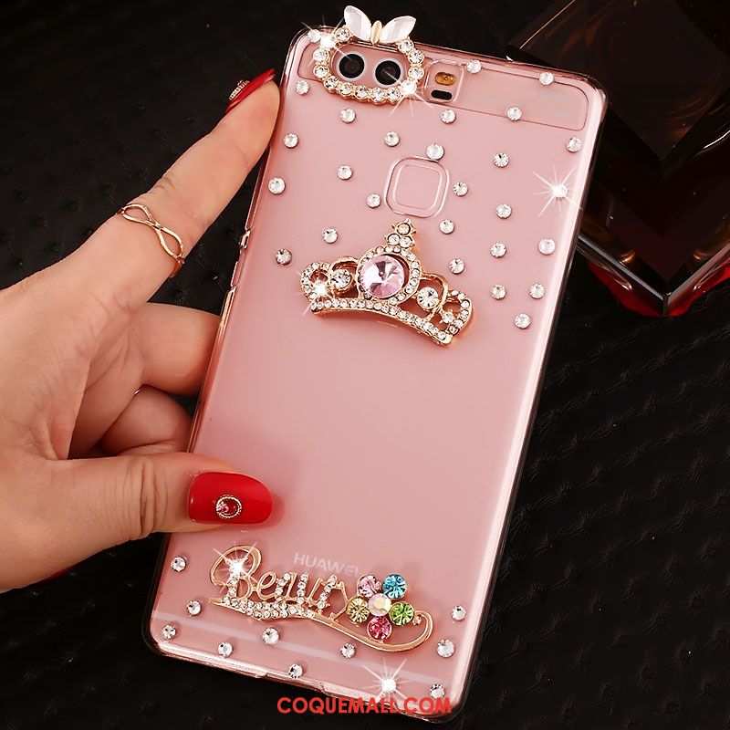 Étui Huawei P9 Plus Haute Incassable Téléphone Portable, Coque Huawei P9 Plus Protection Strass