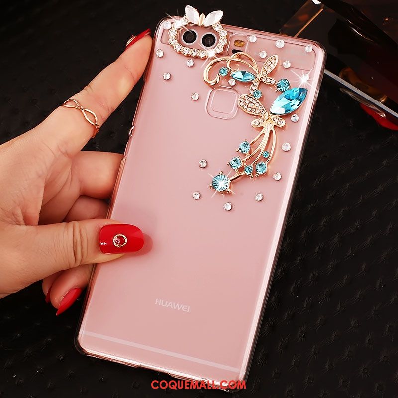 Étui Huawei P9 Plus Haute Incassable Téléphone Portable, Coque Huawei P9 Plus Protection Strass