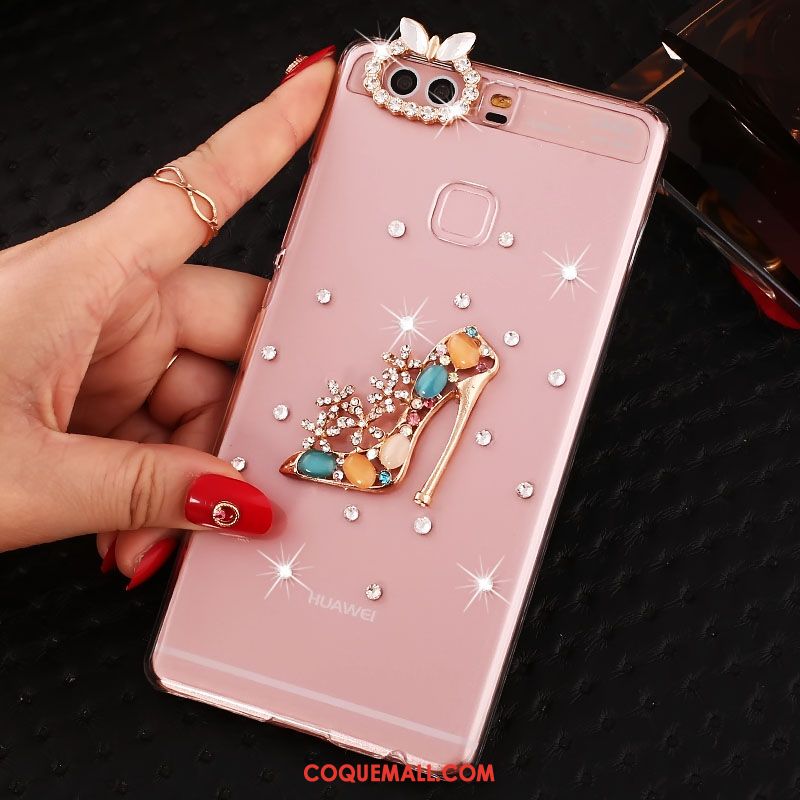 Étui Huawei P9 Plus Haute Incassable Téléphone Portable, Coque Huawei P9 Plus Protection Strass