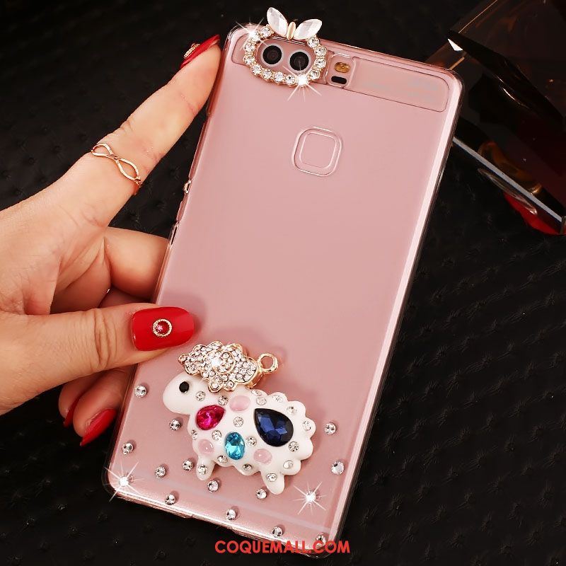 Étui Huawei P9 Plus Haute Incassable Téléphone Portable, Coque Huawei P9 Plus Protection Strass