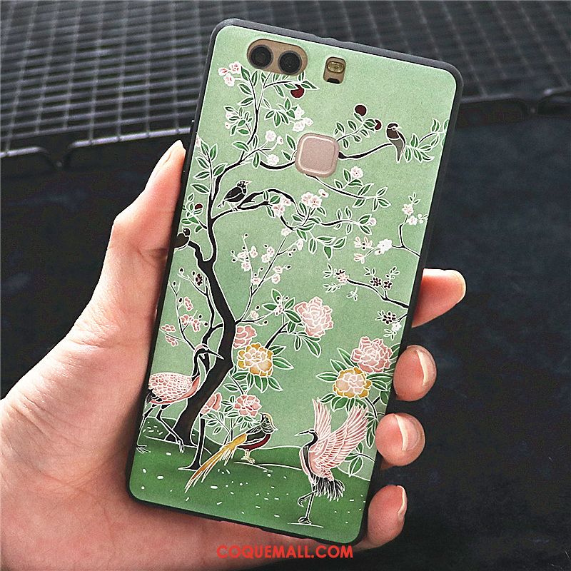 Étui Huawei P9 Plus Ornements Suspendus Style Chinois Silicone, Coque Huawei P9 Plus Créatif Protection