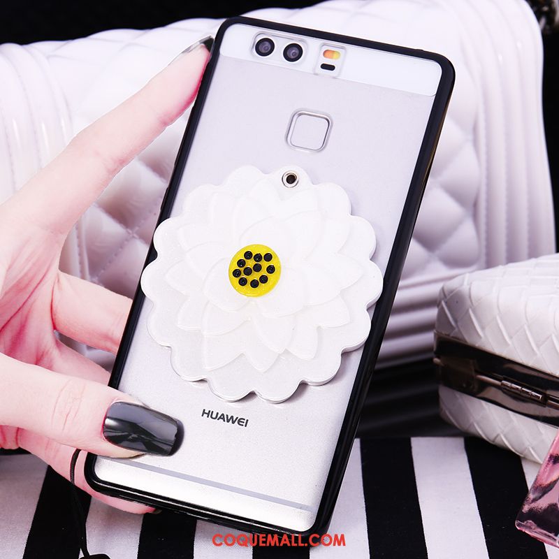 Étui Huawei P9 Plus Ornements Suspendus Téléphone Portable Protection, Coque Huawei P9 Plus Dessin Animé Miroir