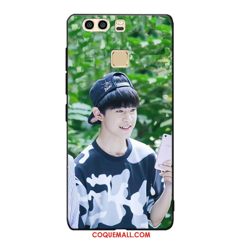 Étui Huawei P9 Plus Personnalisé Tout Compris Noir, Coque Huawei P9 Plus Silicone Téléphone Portable