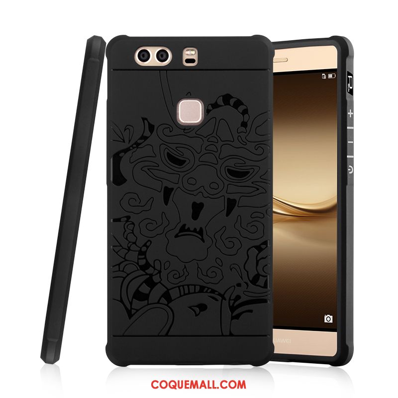 Étui Huawei P9 Plus Tendance Silicone Téléphone Portable, Coque Huawei P9 Plus Incassable Pu