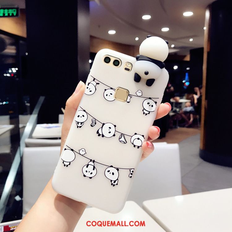 Étui Huawei P9 Plus Téléphone Portable Chat Tout Compris, Coque Huawei P9 Plus Charmant Dessin Animé