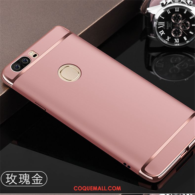 Étui Huawei P9 Plus Téléphone Portable Difficile Couleur Unie, Coque Huawei P9 Plus Rouge