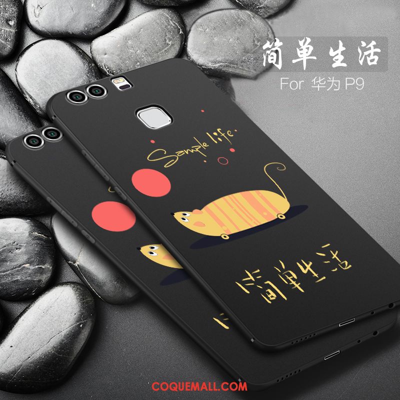 Étui Huawei P9 Tendance Incassable Silicone, Coque Huawei P9 Petit Délavé En Daim