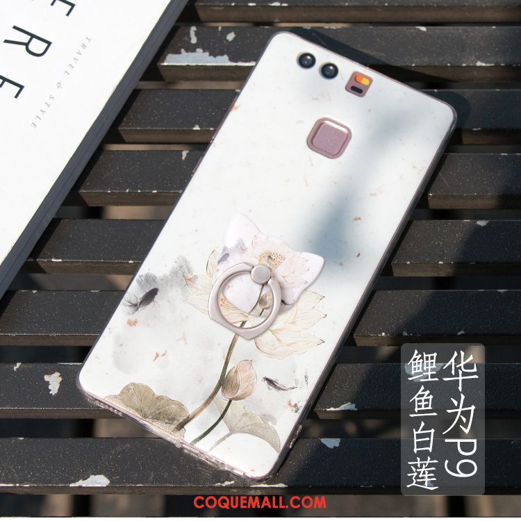 Étui Huawei P9 Très Mince Personnalité Ornements Suspendus, Coque Huawei P9 Gaufrage Téléphone Portable