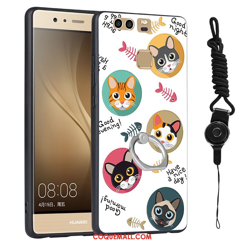 Étui Huawei P9 Téléphone Portable Personnalité Incassable, Coque Huawei P9 Tout Compris Ornements Suspendus