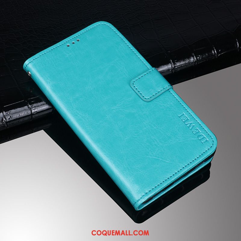 Étui Huawei Y5 2019 Protection Incassable Téléphone Portable, Coque Huawei Y5 2019 Jaune En Cuir