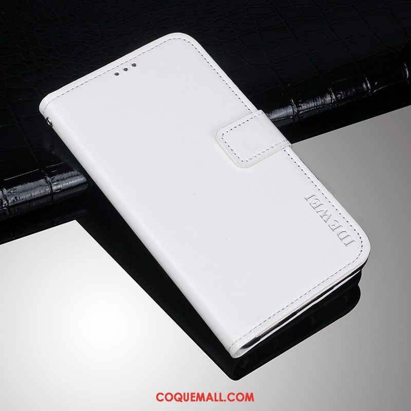 Étui Huawei Y5 2019 Protection Incassable Téléphone Portable, Coque Huawei Y5 2019 Jaune En Cuir