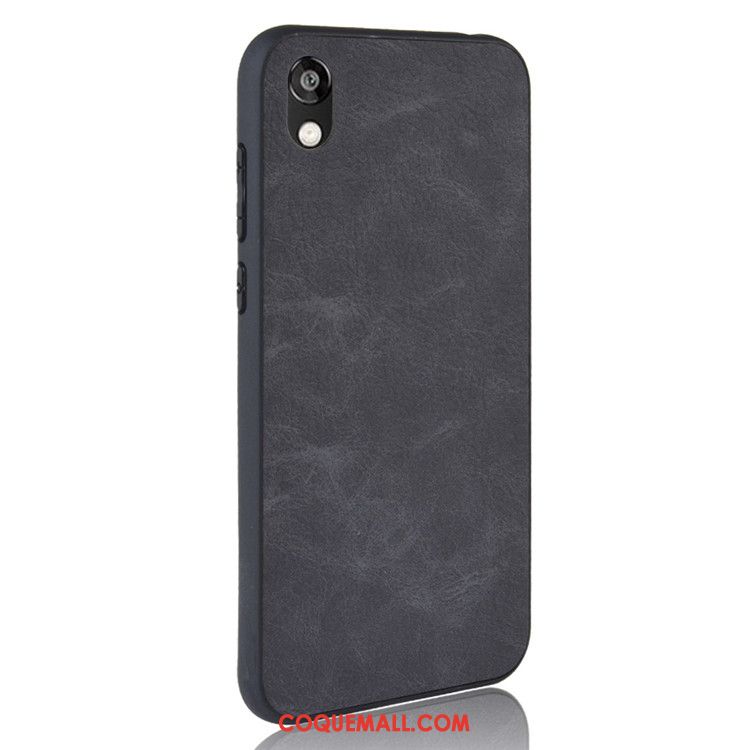 Étui Huawei Y5 2019 Tout Compris Noir Cuir, Coque Huawei Y5 2019 Téléphone Portable Protection