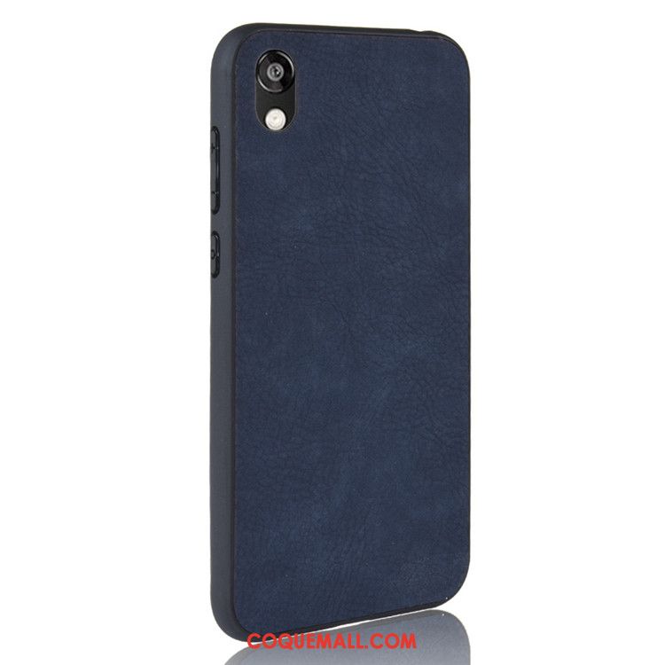 Étui Huawei Y5 2019 Tout Compris Noir Cuir, Coque Huawei Y5 2019 Téléphone Portable Protection