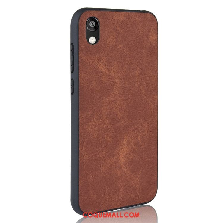 Étui Huawei Y5 2019 Tout Compris Noir Cuir, Coque Huawei Y5 2019 Téléphone Portable Protection