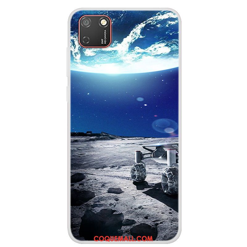 Étui Huawei Y5p Protection Fluide Doux Ciel Étoilé, Coque Huawei Y5p Peinture Téléphone Portable