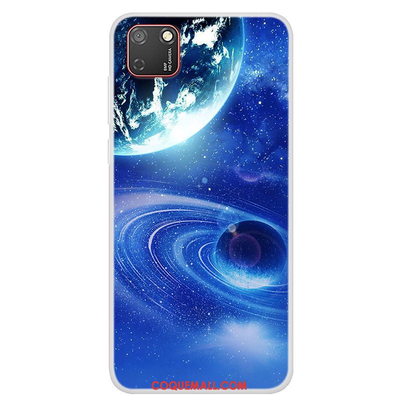 Étui Huawei Y5p Protection Fluide Doux Ciel Étoilé, Coque Huawei Y5p Peinture Téléphone Portable