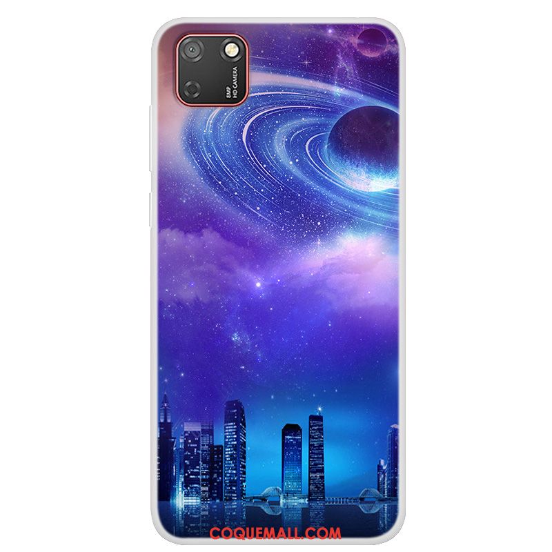 Étui Huawei Y5p Protection Fluide Doux Ciel Étoilé, Coque Huawei Y5p Peinture Téléphone Portable