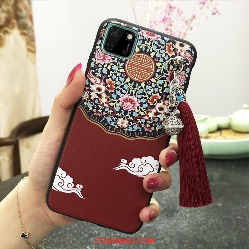 Étui Huawei Y5p Téléphone Portable Rose Classiques, Coque Huawei Y5p Vent Palais