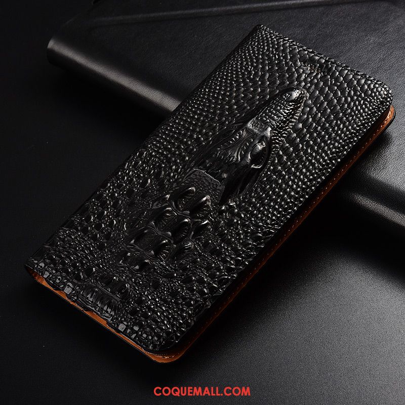 Étui Huawei Y6 2018 Bleu Cuir Véritable Protection, Coque Huawei Y6 2018 Personnalisé Étui En Cuir