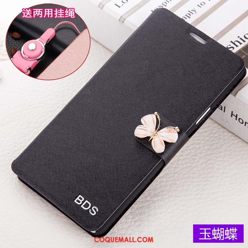 Étui Huawei Y6 2018 Bleu Étui En Cuir Téléphone Portable, Coque Huawei Y6 2018 Protection Fashion