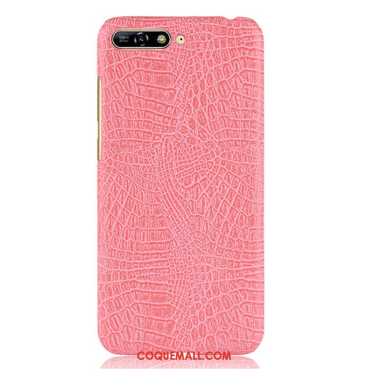 Étui Huawei Y6 2018 Crocodile Modèle Incassable Protection, Coque Huawei Y6 2018 Téléphone Portable Difficile