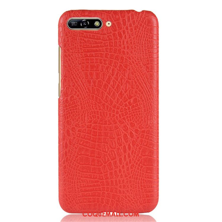 Étui Huawei Y6 2018 Crocodile Modèle Incassable Protection, Coque Huawei Y6 2018 Téléphone Portable Difficile