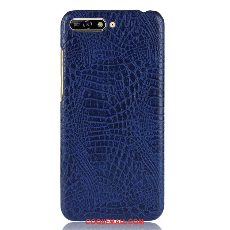 Étui Huawei Y6 2018 Crocodile Modèle Incassable Protection, Coque Huawei Y6 2018 Téléphone Portable Difficile