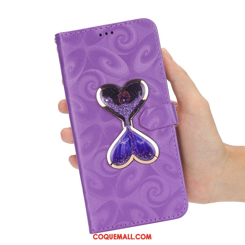 Étui Huawei Y6 2018 Gaufrage Carte Portefeuille, Coque Huawei Y6 2018 Personnalité Protection