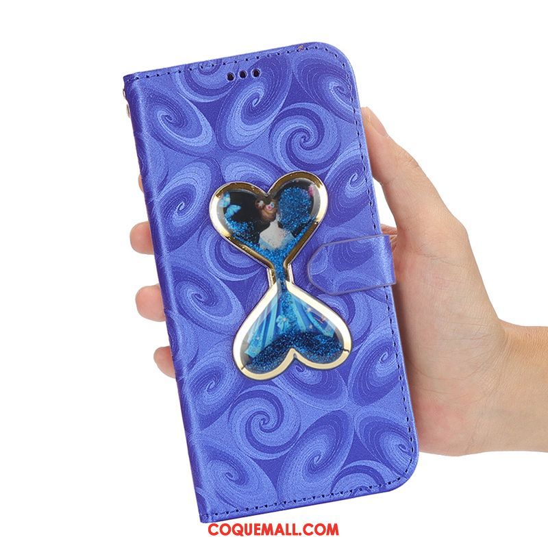 Étui Huawei Y6 2018 Gaufrage Carte Portefeuille, Coque Huawei Y6 2018 Personnalité Protection