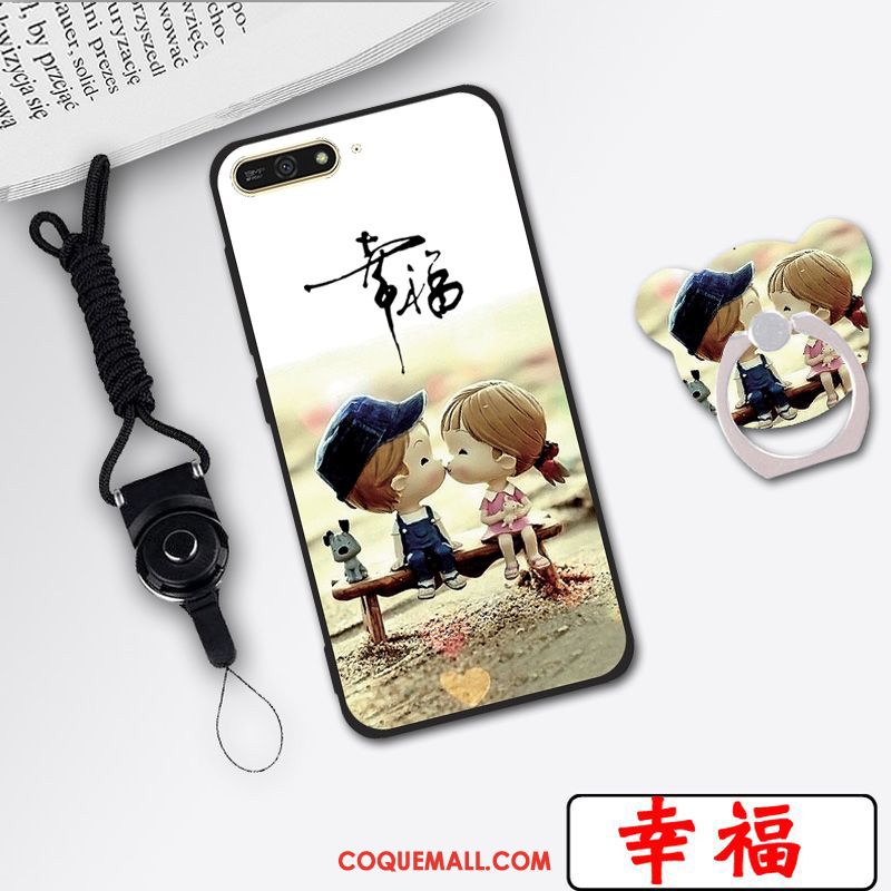 Étui Huawei Y6 2018 Haute Rose Téléphone Portable, Coque Huawei Y6 2018 Protection