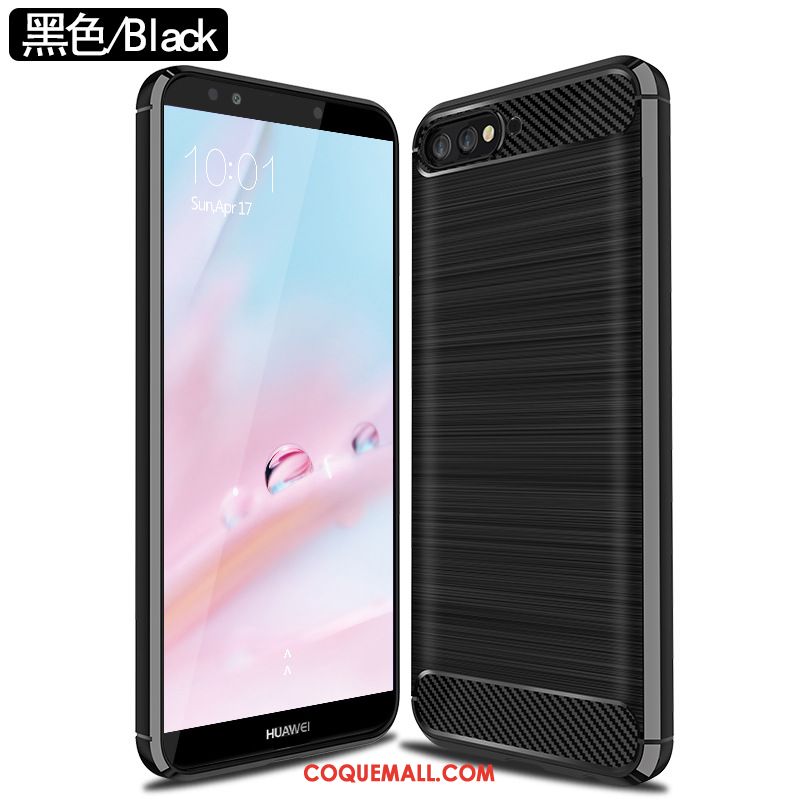 Étui Huawei Y6 2018 Incassable Silicone Créatif, Coque Huawei Y6 2018 Tendance Vert