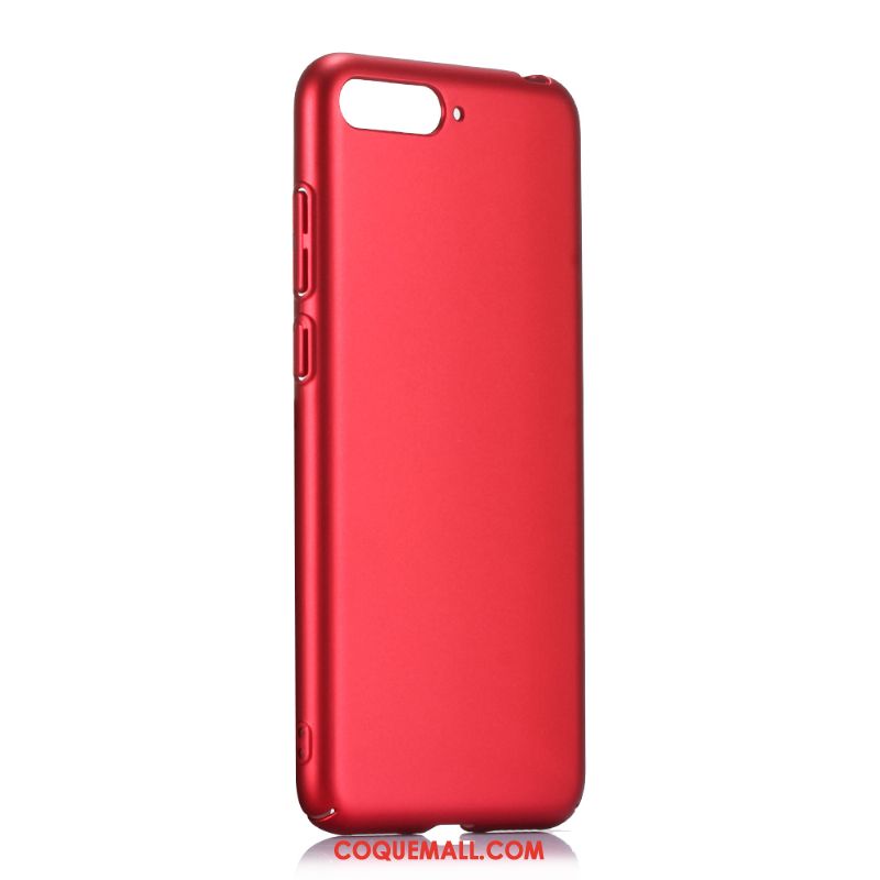 Étui Huawei Y6 2018 Mode Rouge Tout Compris, Coque Huawei Y6 2018 Incassable Fluide