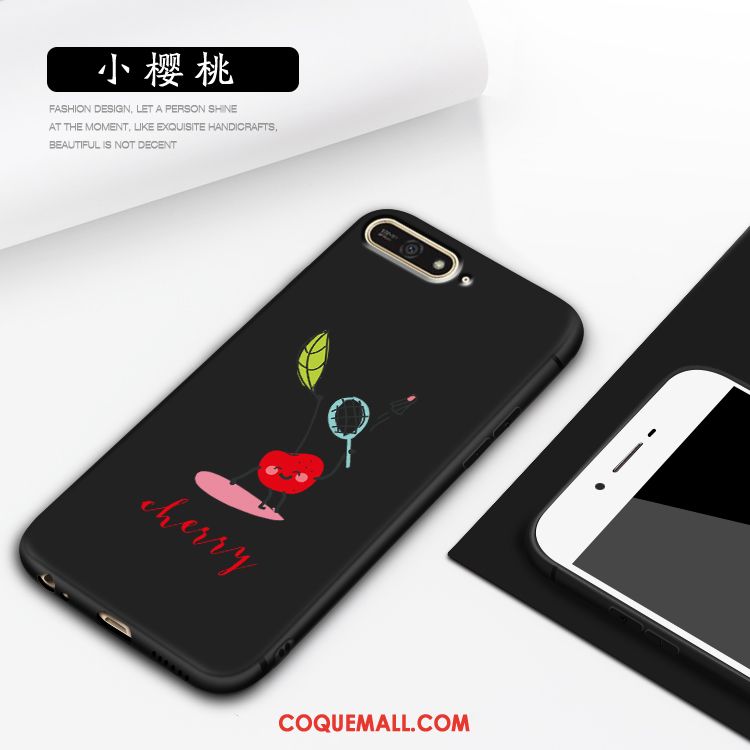 Étui Huawei Y6 2018 Protection Noir Téléphone Portable, Coque Huawei Y6 2018