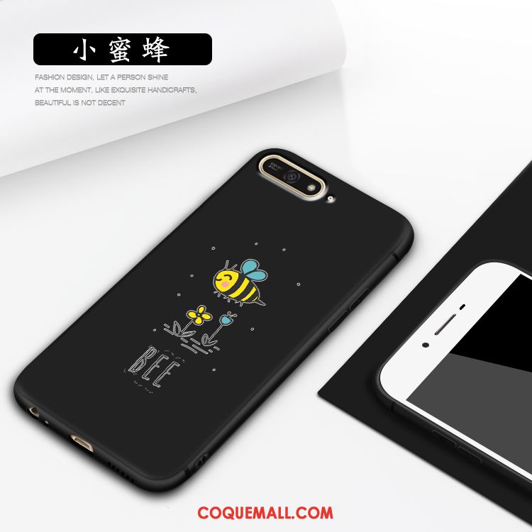 Étui Huawei Y6 2018 Protection Noir Téléphone Portable, Coque Huawei Y6 2018