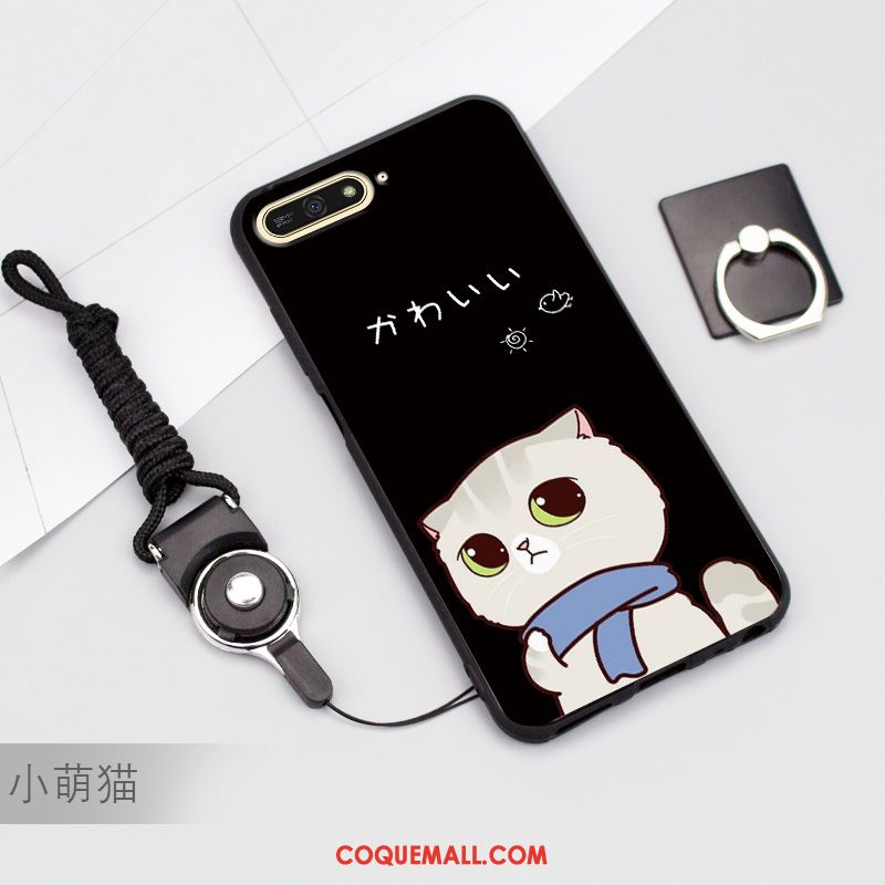 Étui Huawei Y6 2018 Rouge Téléphone Portable Silicone, Coque Huawei Y6 2018 Protection