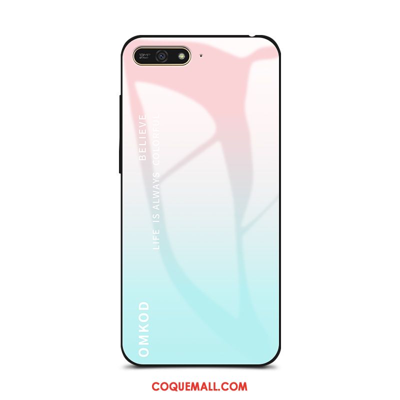 Étui Huawei Y6 2018 Silicone Rose Personnalité, Coque Huawei Y6 2018 Créatif Amoureux