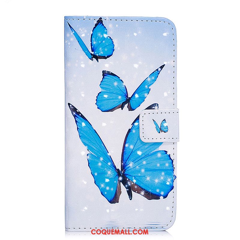 Étui Huawei Y6 2018 Silicone Étui En Cuir Incassable, Coque Huawei Y6 2018 Protection Bleu