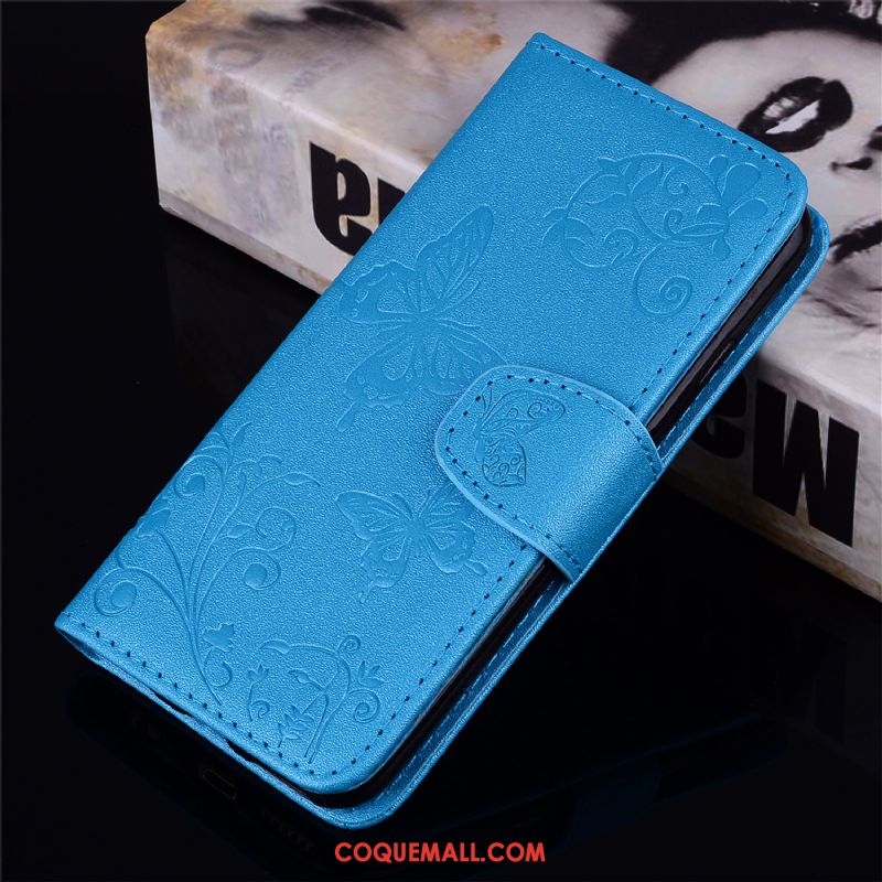 Étui Huawei Y6 2018 Tout Compris Téléphone Portable Fleurs De Papillons, Coque Huawei Y6 2018 Étui En Cuir Carte Braun