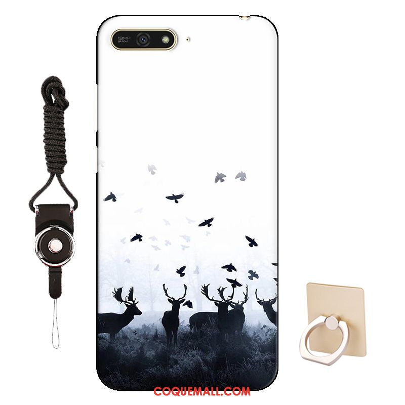 Étui Huawei Y6 2018 Téléphone Portable Blanc Personnalisé, Coque Huawei Y6 2018 Protection