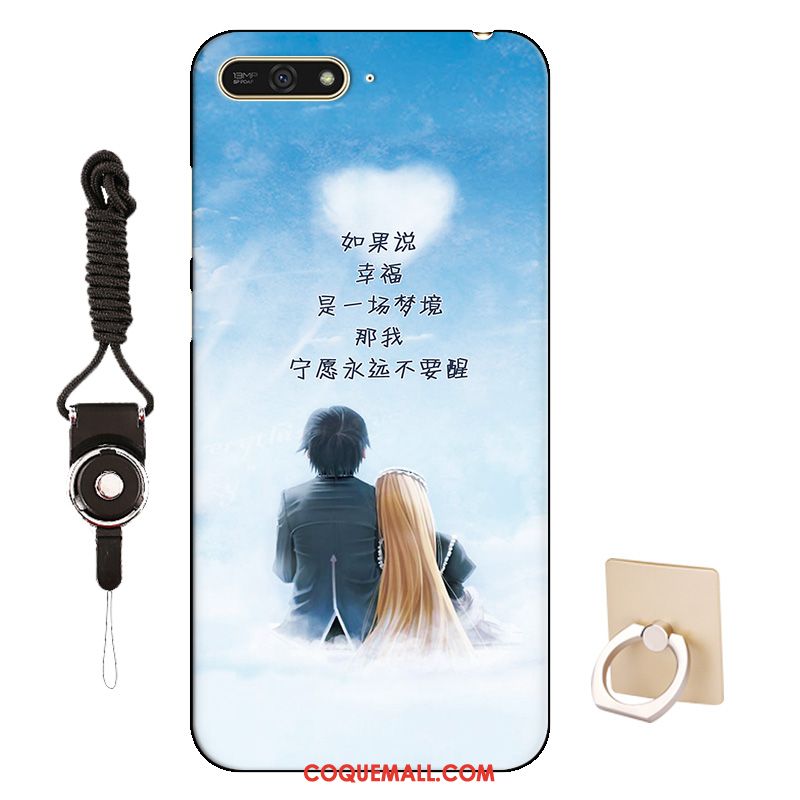 Étui Huawei Y6 2018 Téléphone Portable Blanc Personnalisé, Coque Huawei Y6 2018 Protection