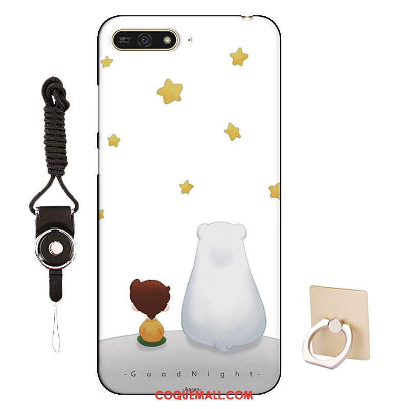 Étui Huawei Y6 2018 Téléphone Portable Blanc Personnalisé, Coque Huawei Y6 2018 Protection