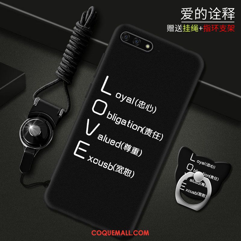Étui Huawei Y6 2018 Téléphone Portable Incassable Rouge, Coque Huawei Y6 2018 Dessin Animé Protection
