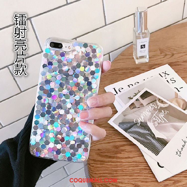 Étui Huawei Y6 2018 Téléphone Portable Quicksand Or, Coque Huawei Y6 2018 Rose Protection
