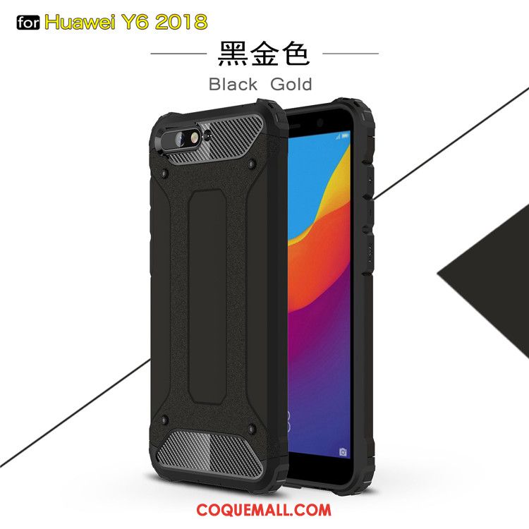 Étui Huawei Y6 2018 Téléphone Portable Tout Compris Gris, Coque Huawei Y6 2018 Protection Silicone