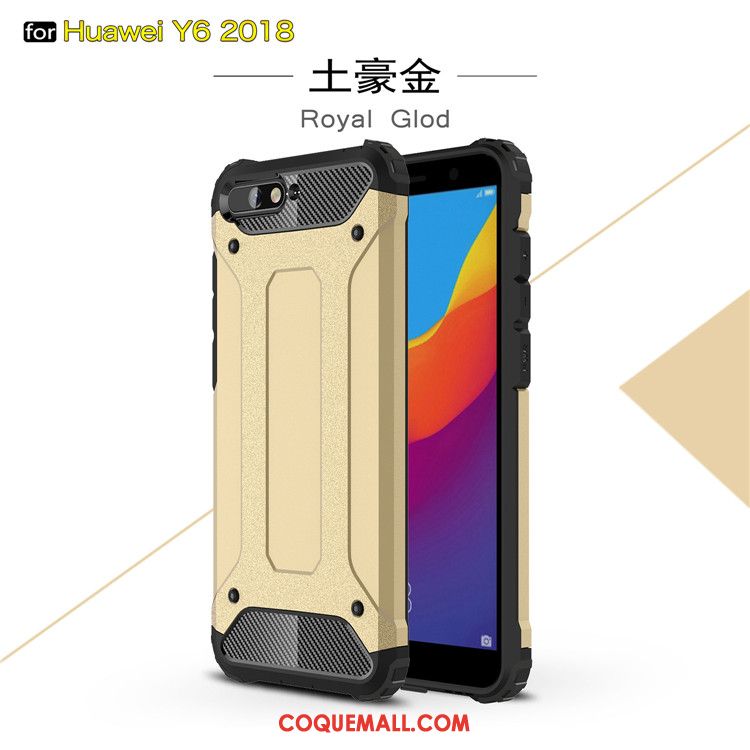 Étui Huawei Y6 2018 Téléphone Portable Tout Compris Gris, Coque Huawei Y6 2018 Protection Silicone