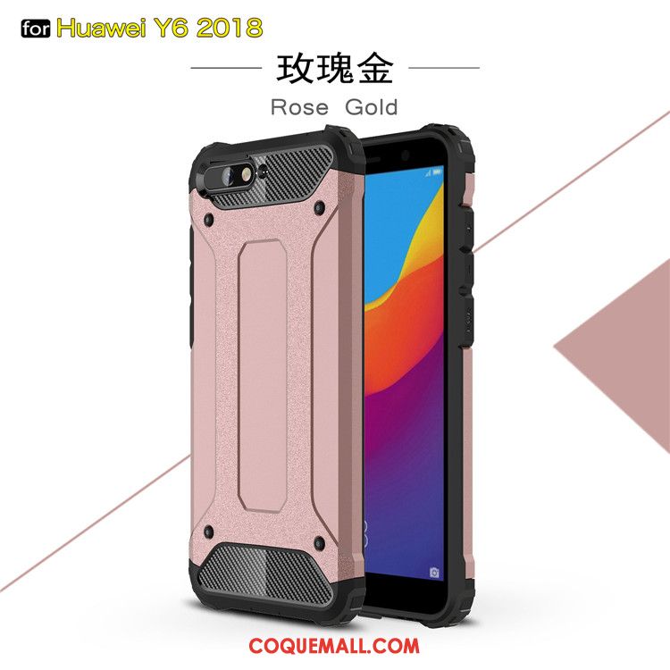 Étui Huawei Y6 2018 Téléphone Portable Tout Compris Gris, Coque Huawei Y6 2018 Protection Silicone